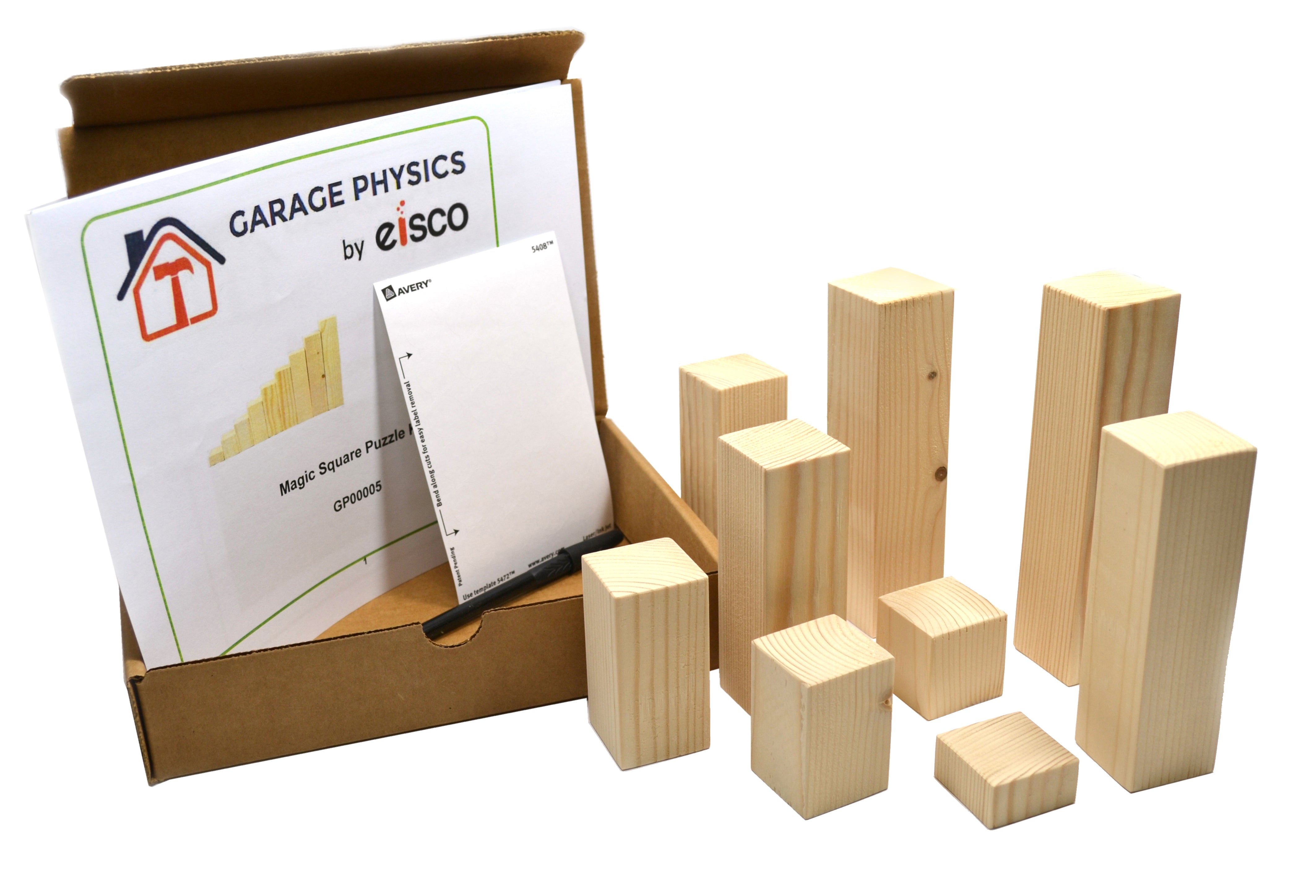 Garage Physics Magic Square Puzzle Kit