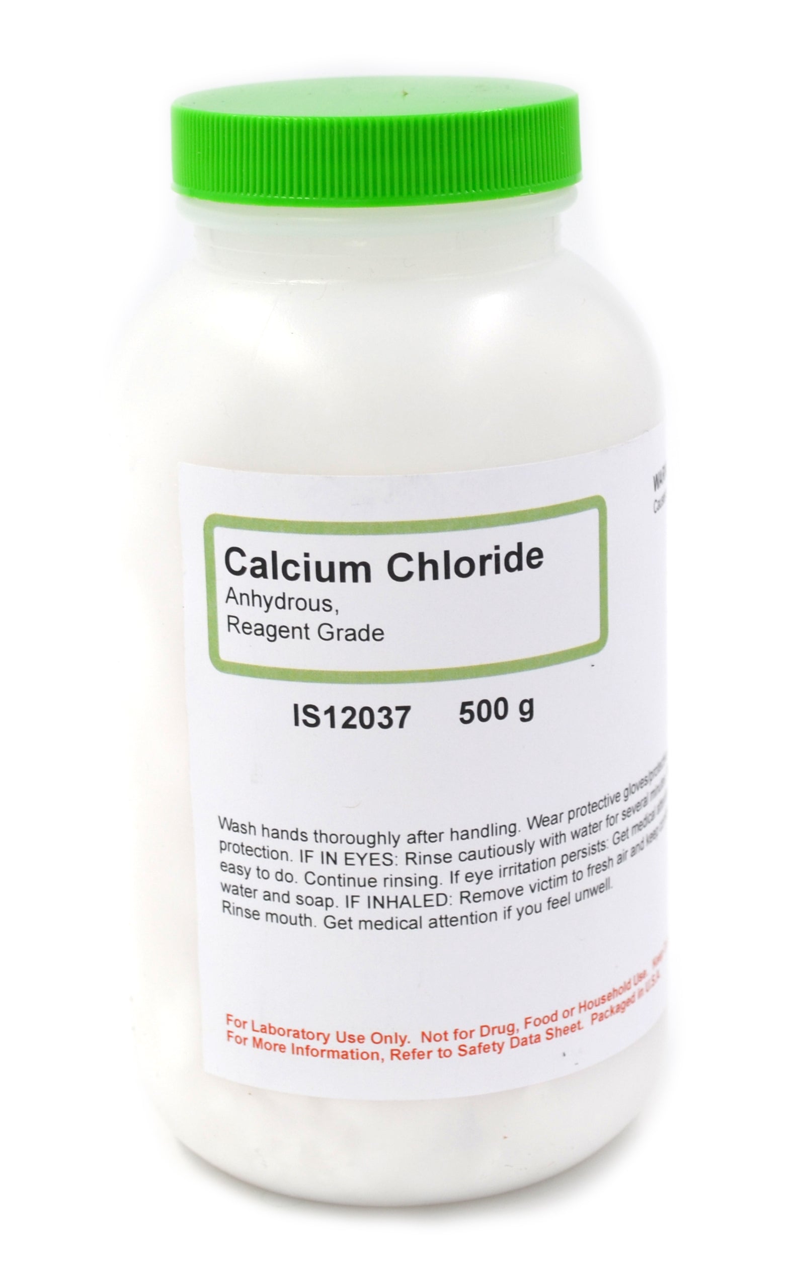 Reagent Grade Anhydrous Calcium Chloride, 500g