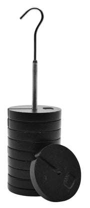 Slotted Mass Set, 1000g, Zinc-Cast