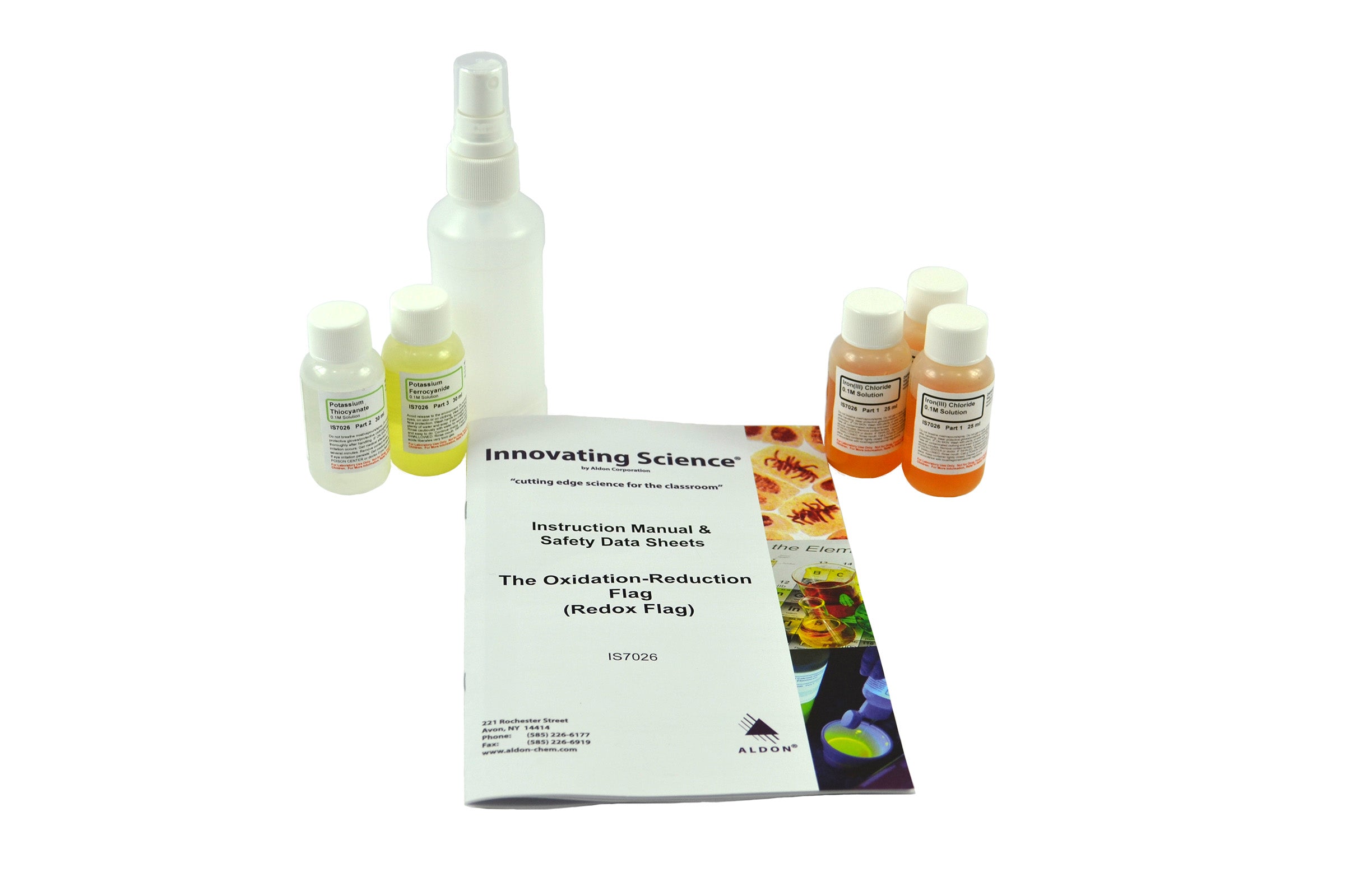 Oxidation-Reduction Redox Flag Demonstration Kit