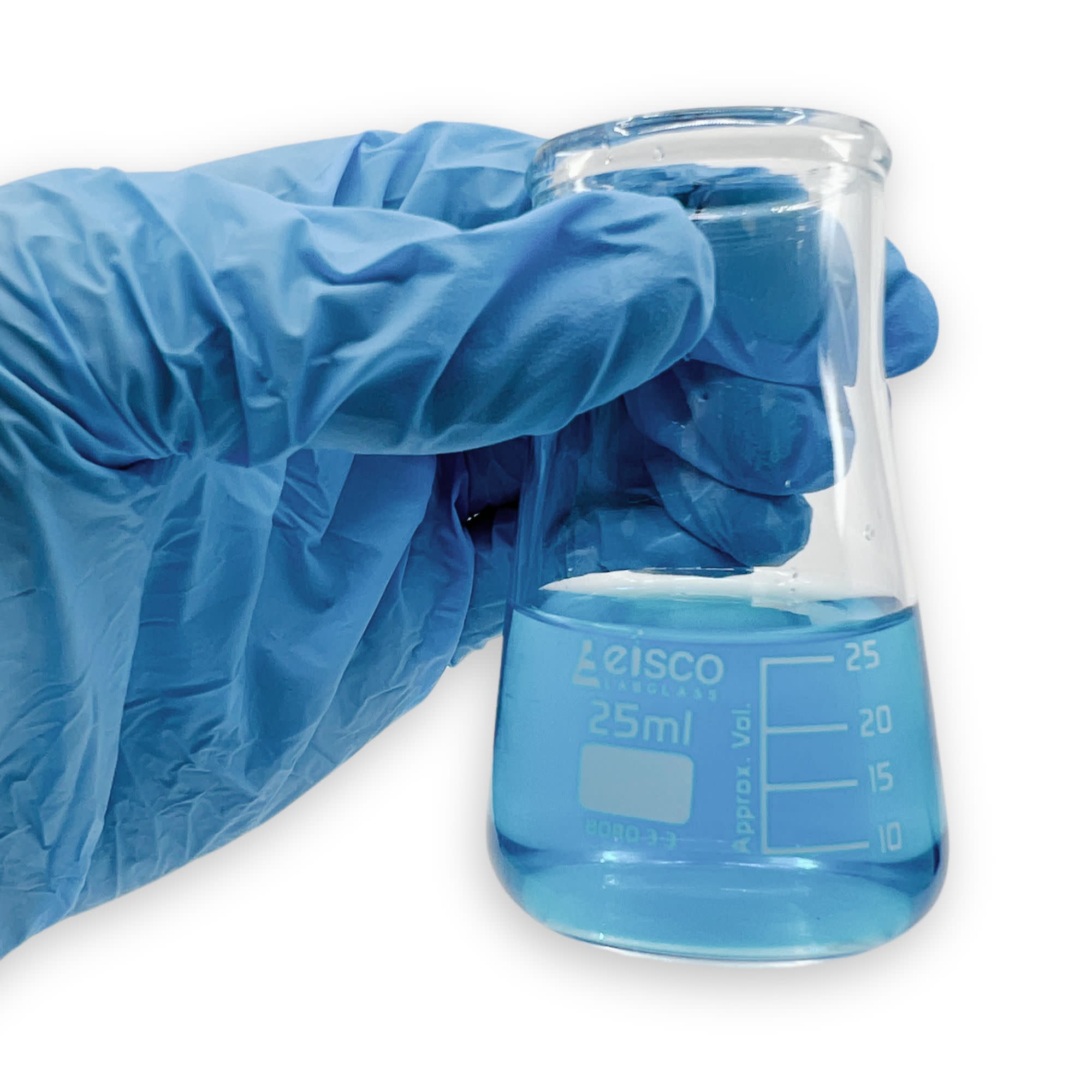 Wide Neck Conical Erlenmeyer Flask, 25mL, Heat Resistant, Borosilicate Glass