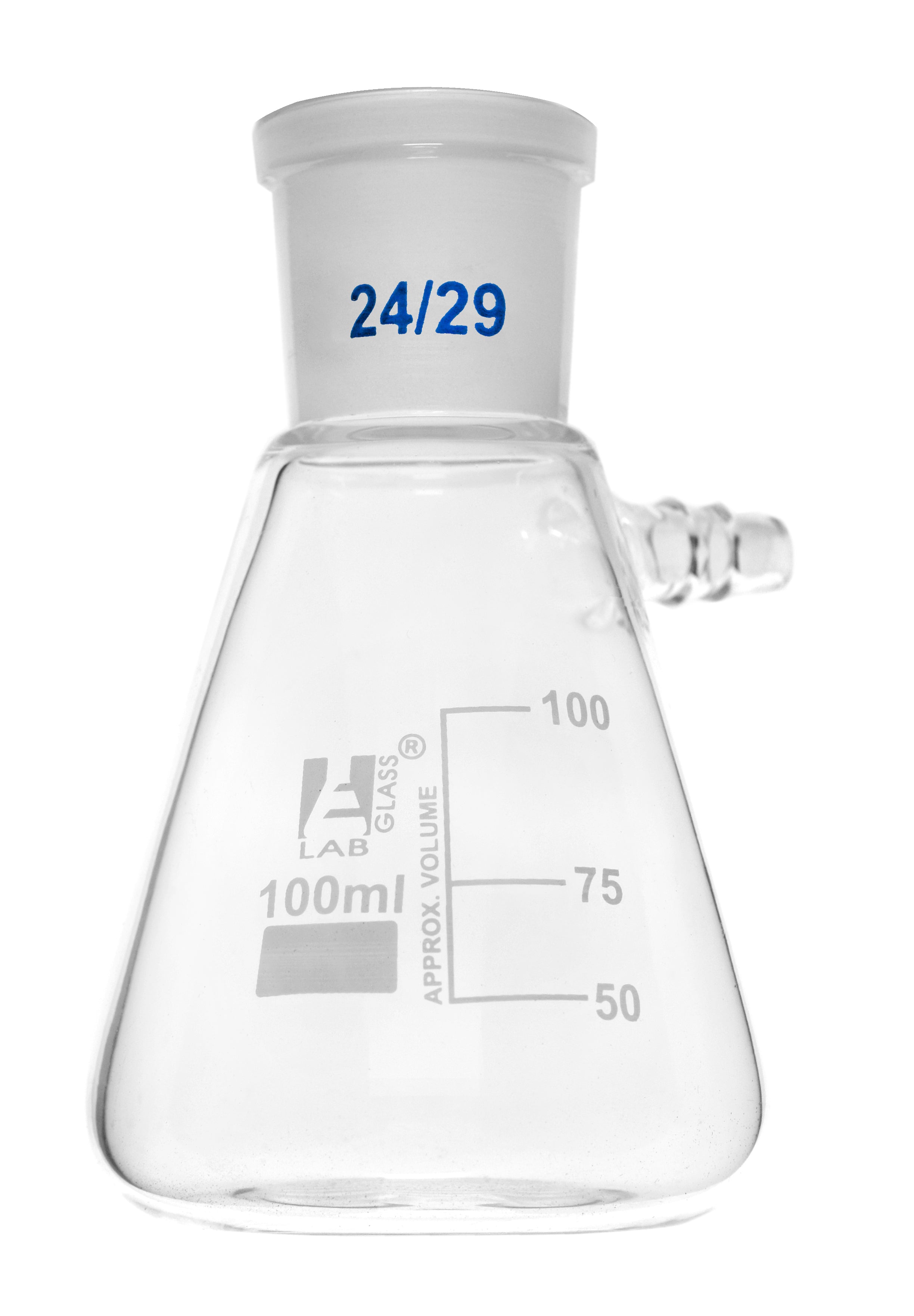 Borosilicate Glass Buchner Filtering Flask with Side Arm