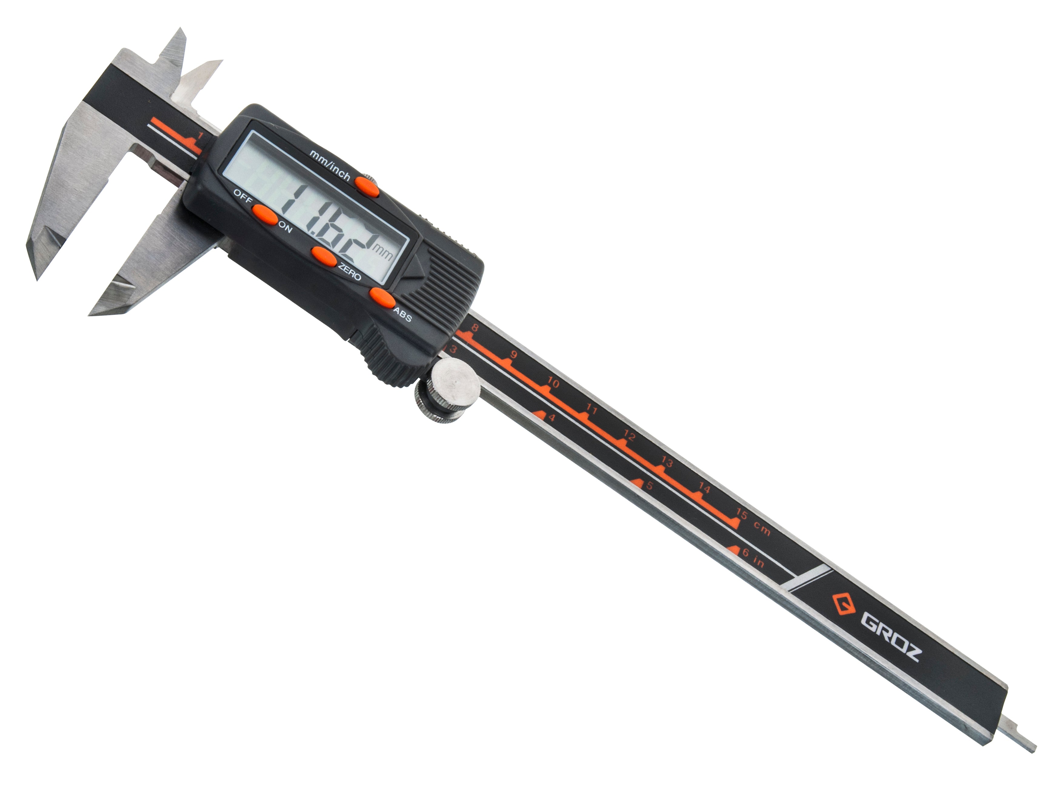 Premium Digital Vernier Caliper, 0.001" Accuracy, Hardened Stainless Steel