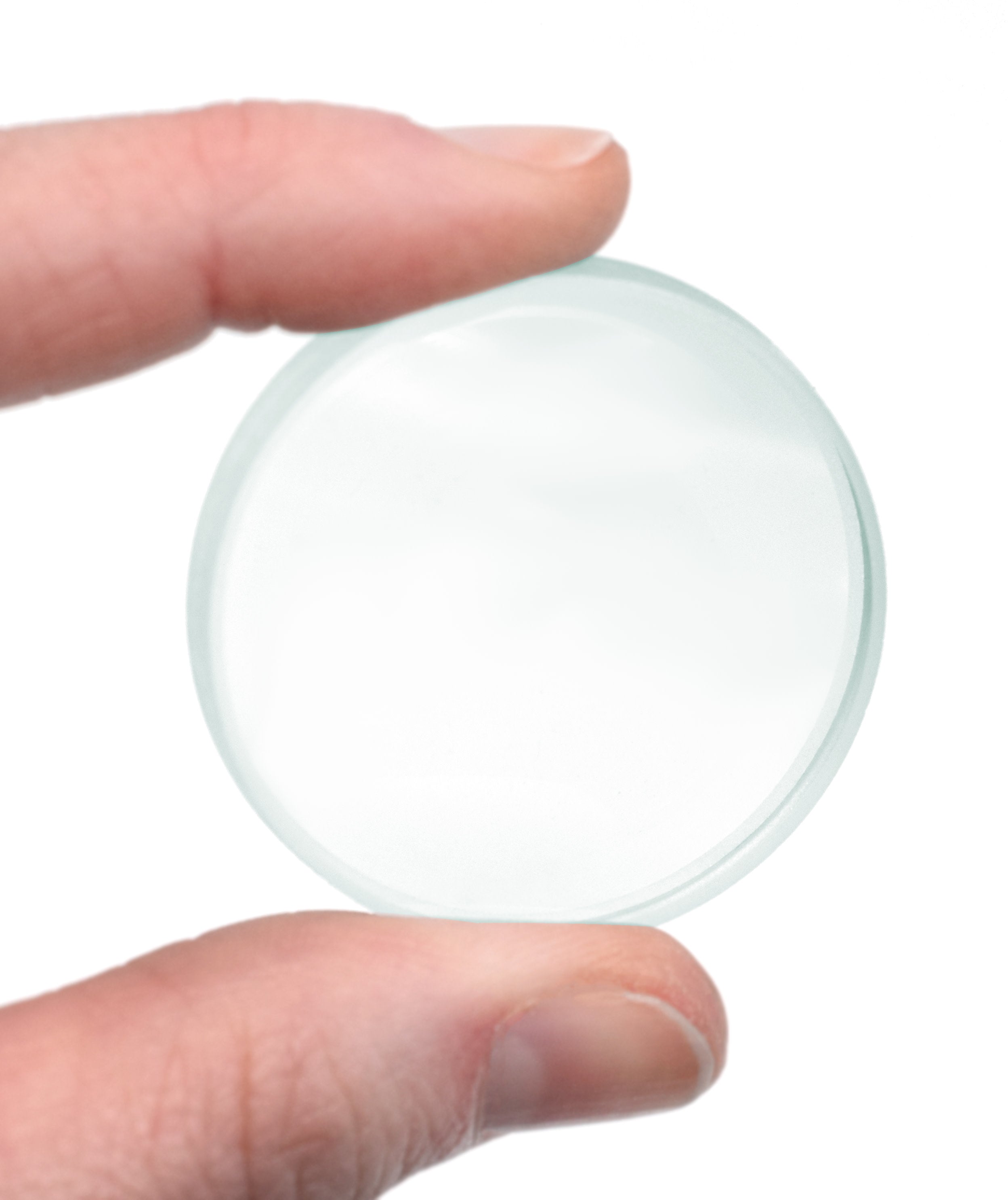 Optically Worked Double Concave Glass Lens, 38mm Diameter