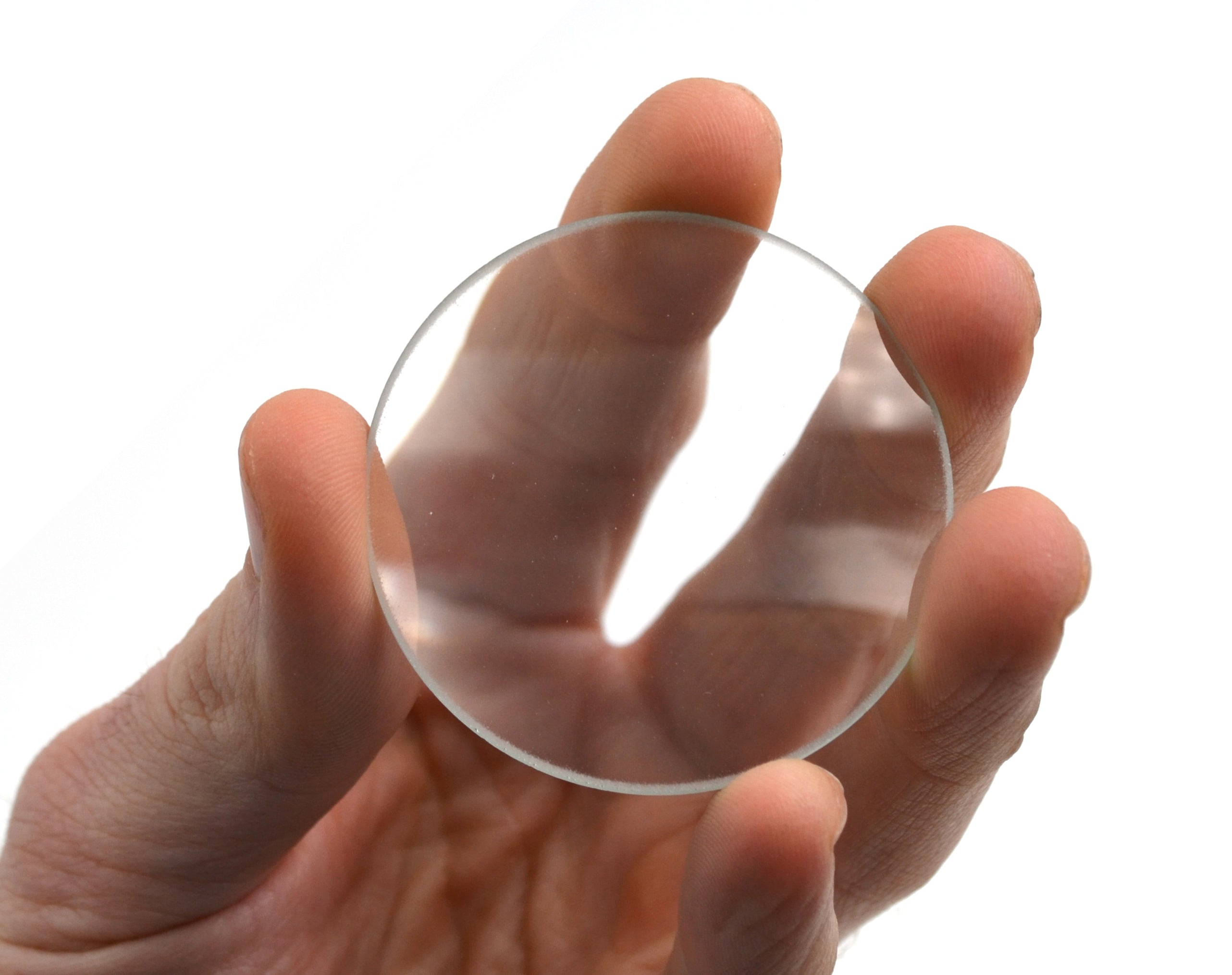 High Optical Purity Double Convex Glass Lens, 50mm Diameter