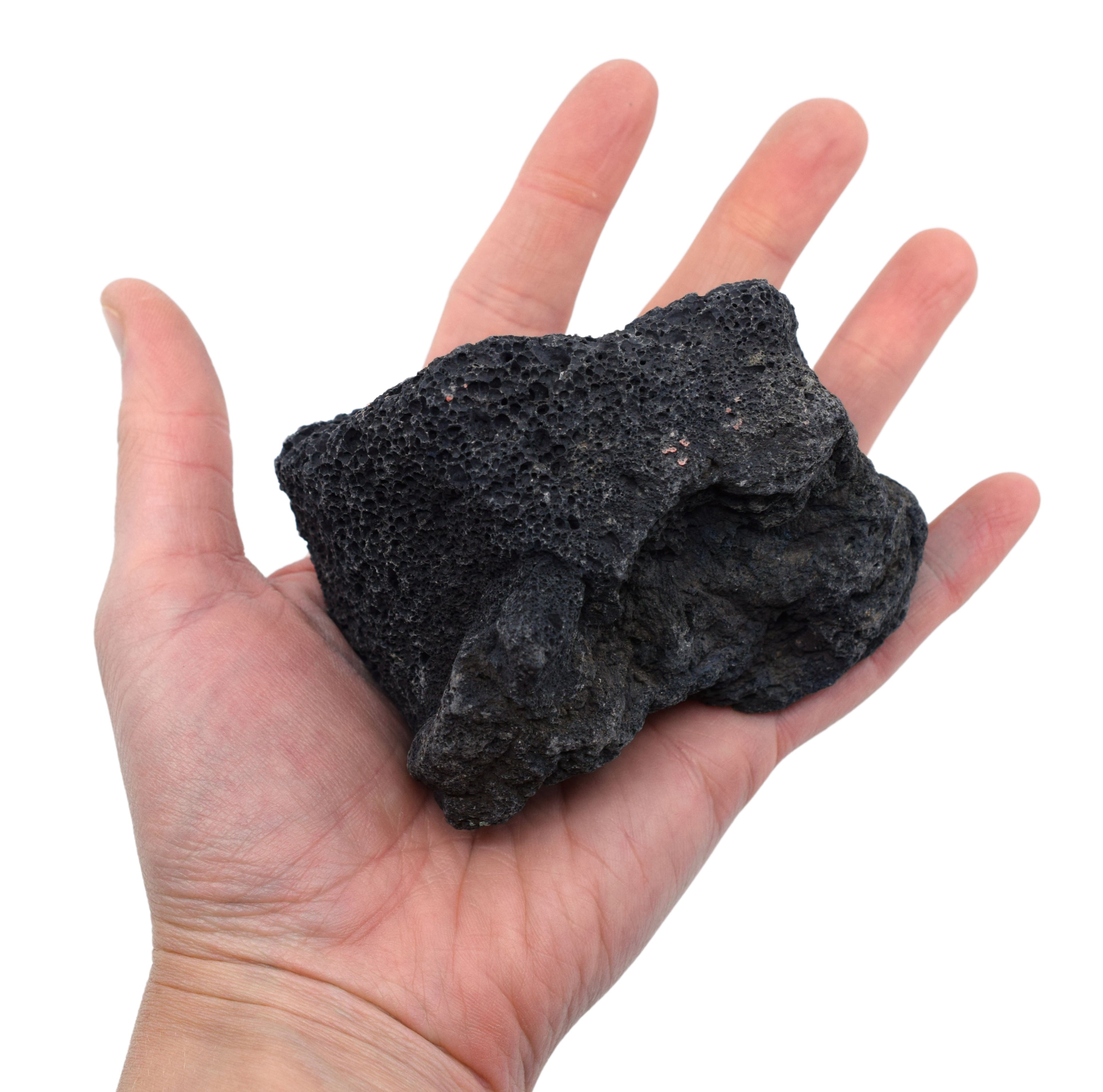 Raw Scoria Igneous Rock Hand Sample, Approx 3 inch