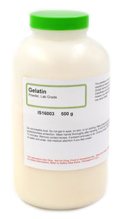 Laboratory Grade Gelatin Powder, 500g