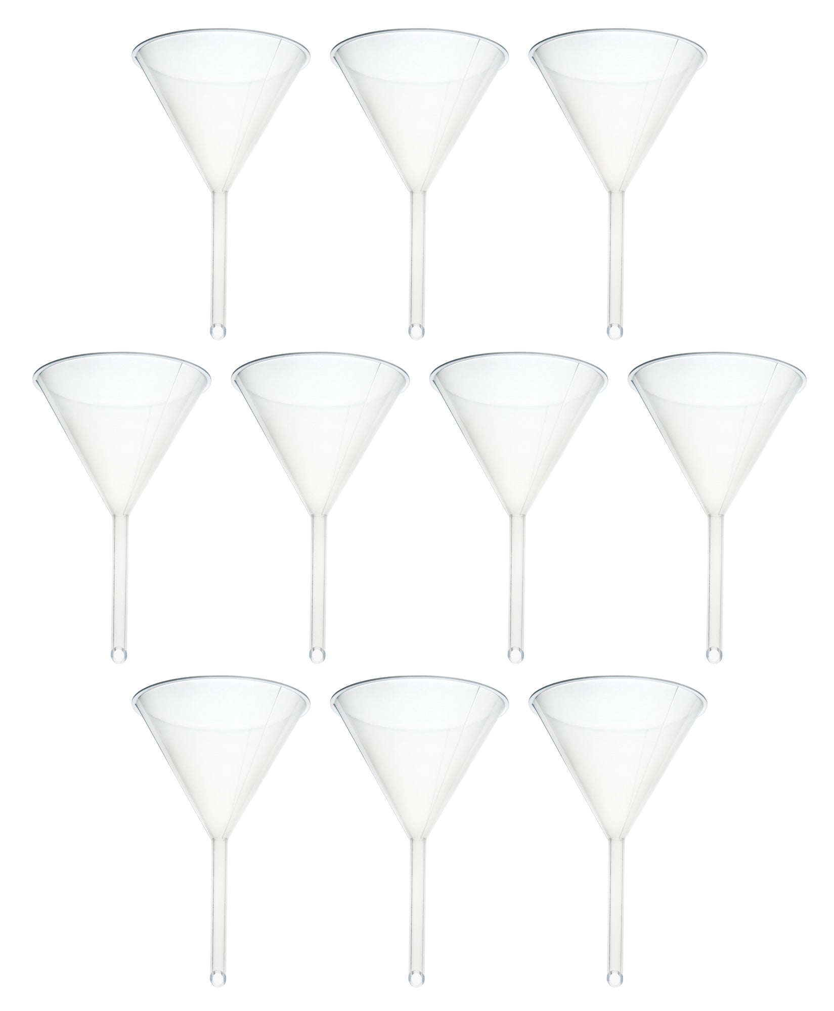 Polypropylene Filter Funnel, 10-Pack