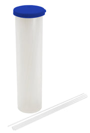 100-Pack Non-Heparinized Microhematocrit Capillary Tubes, 100mm, Borosilicate 3.3 Glass
