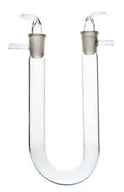 Stoppered Calcium Chloride U-Form Absorption Tube, 125 x 25mm, Borosilicate Glass