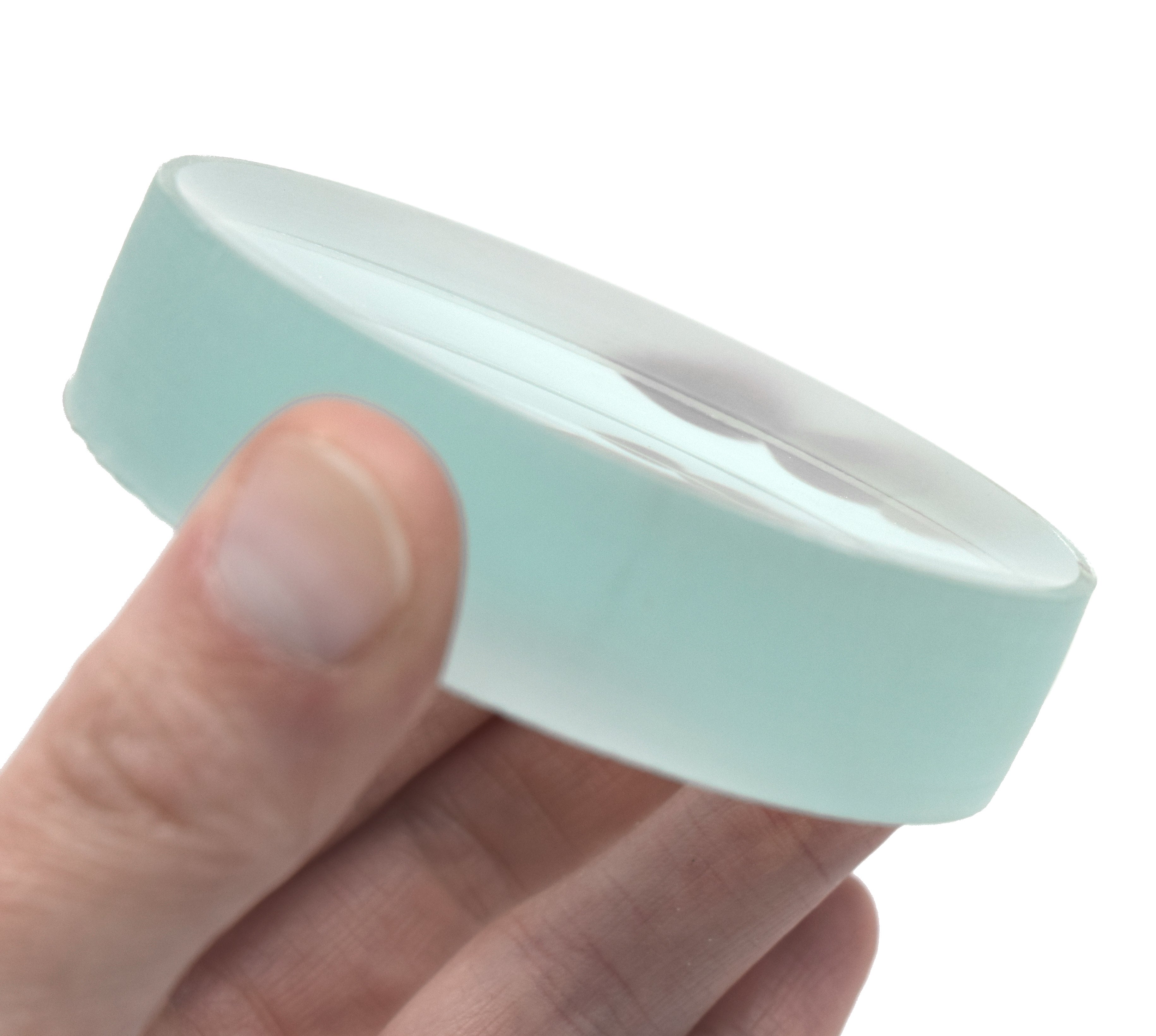 Optically Worked Double Concave Glass Lens, 75mm Diameter, 100mm Focal Length