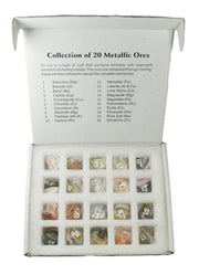 20-Piece Metallic Ores Specimen Set