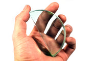 Semicircular Glass Block, 90 x 18mm