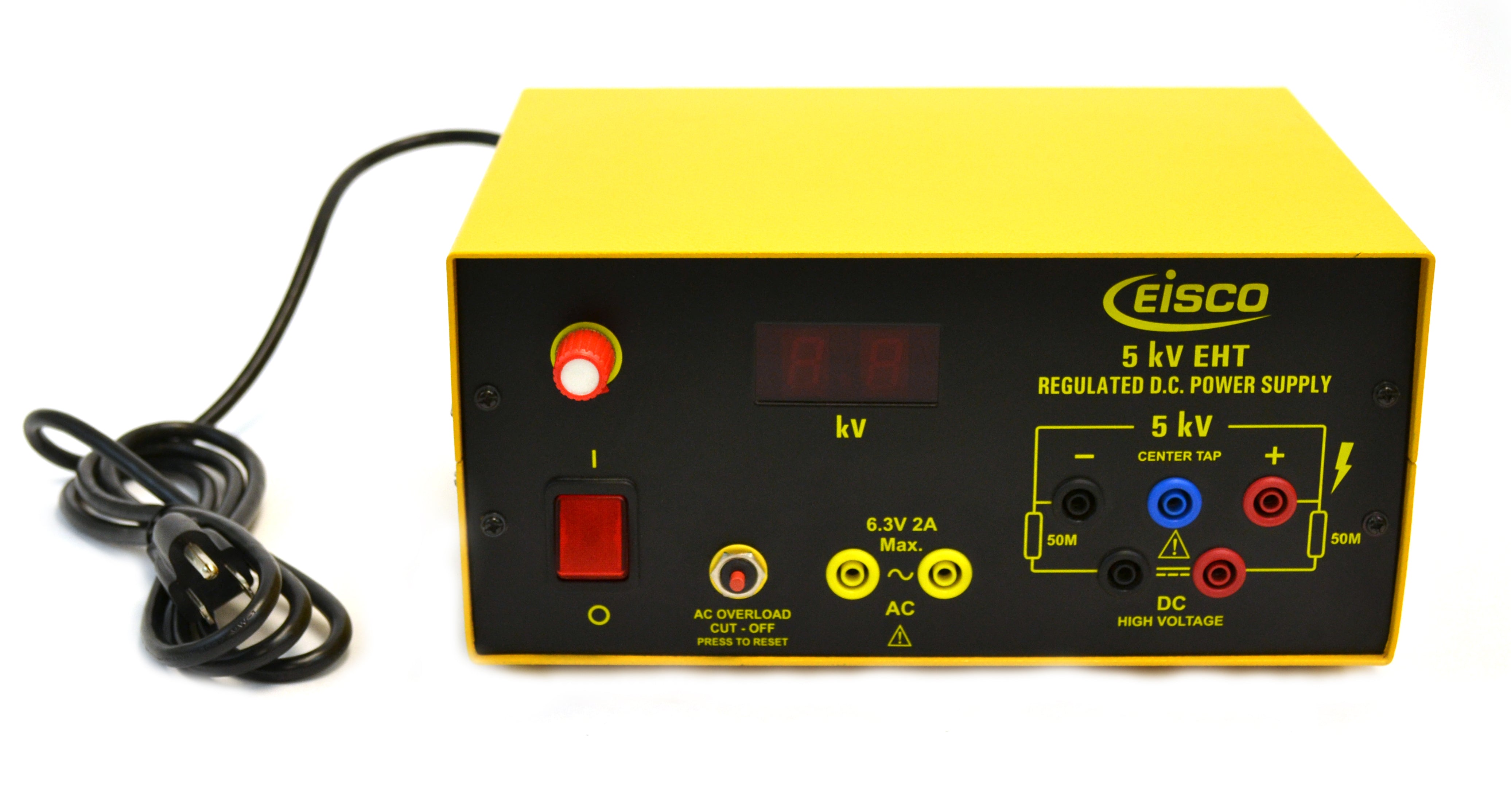 Extra High Tension (EHT) Power Supply, 100V-5kV DC with 6.3V AC