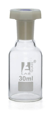 Borosilicate Glass Reagent Bottle with Acid-Proof Polypropylene Stopper