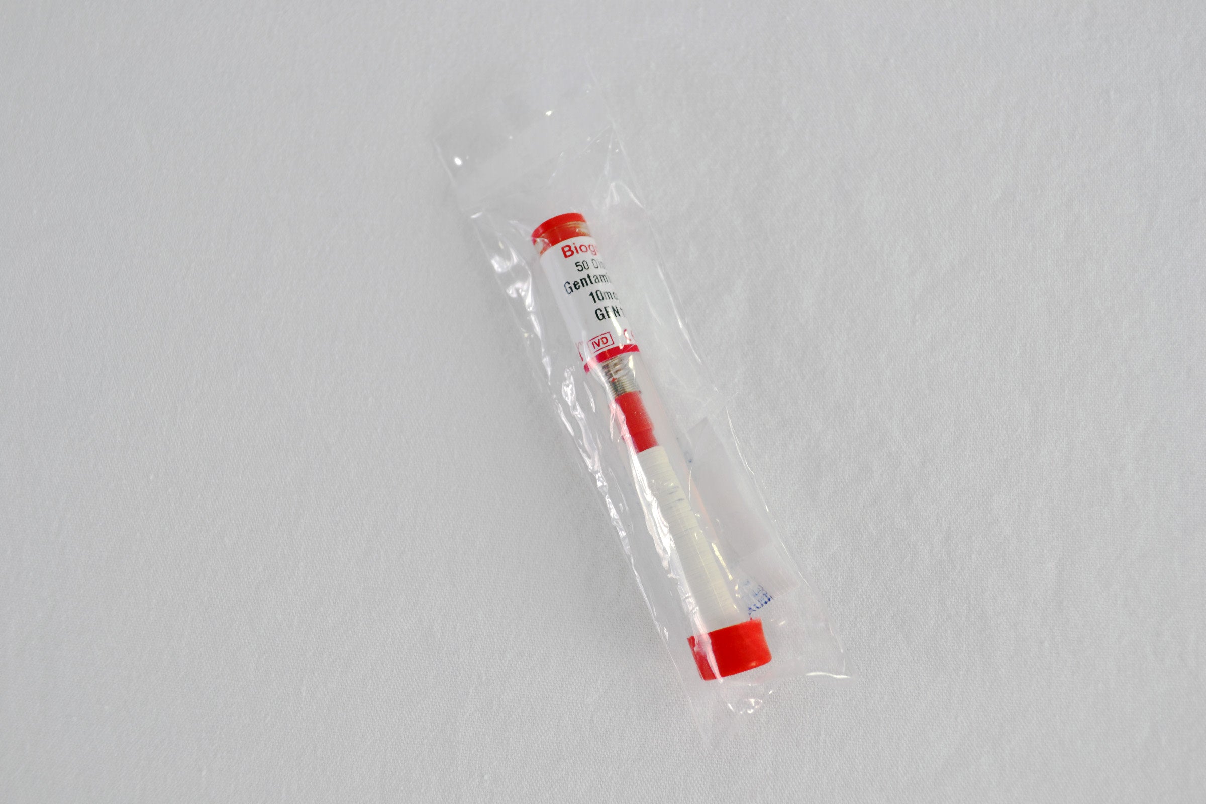 50-Pack Gentamicin 10mcg Sensitivity Testing Discs, 1/4 inch