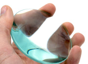 Optically Worked Double Convex Glass Lens, 75mm Diameter, 100mm Focal Length