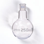 Round Bottom Boiling Flask with 19/22 Ground Joint, 250mL, Borosilicate 3.3 Glass
