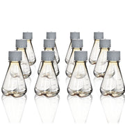 Sterile Polycarbonate Erlenmeyer Flask with Baffled Bottom, 12-Pack
