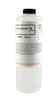 Laboratory Grade Ferric Chloride Solution, 1M, 500mL