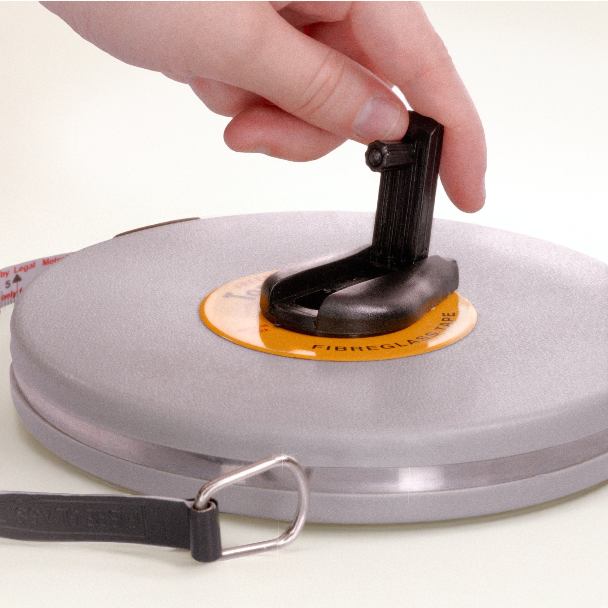 30m Fiberglass Tape Measure with PVC Cover, Metric and Imperial