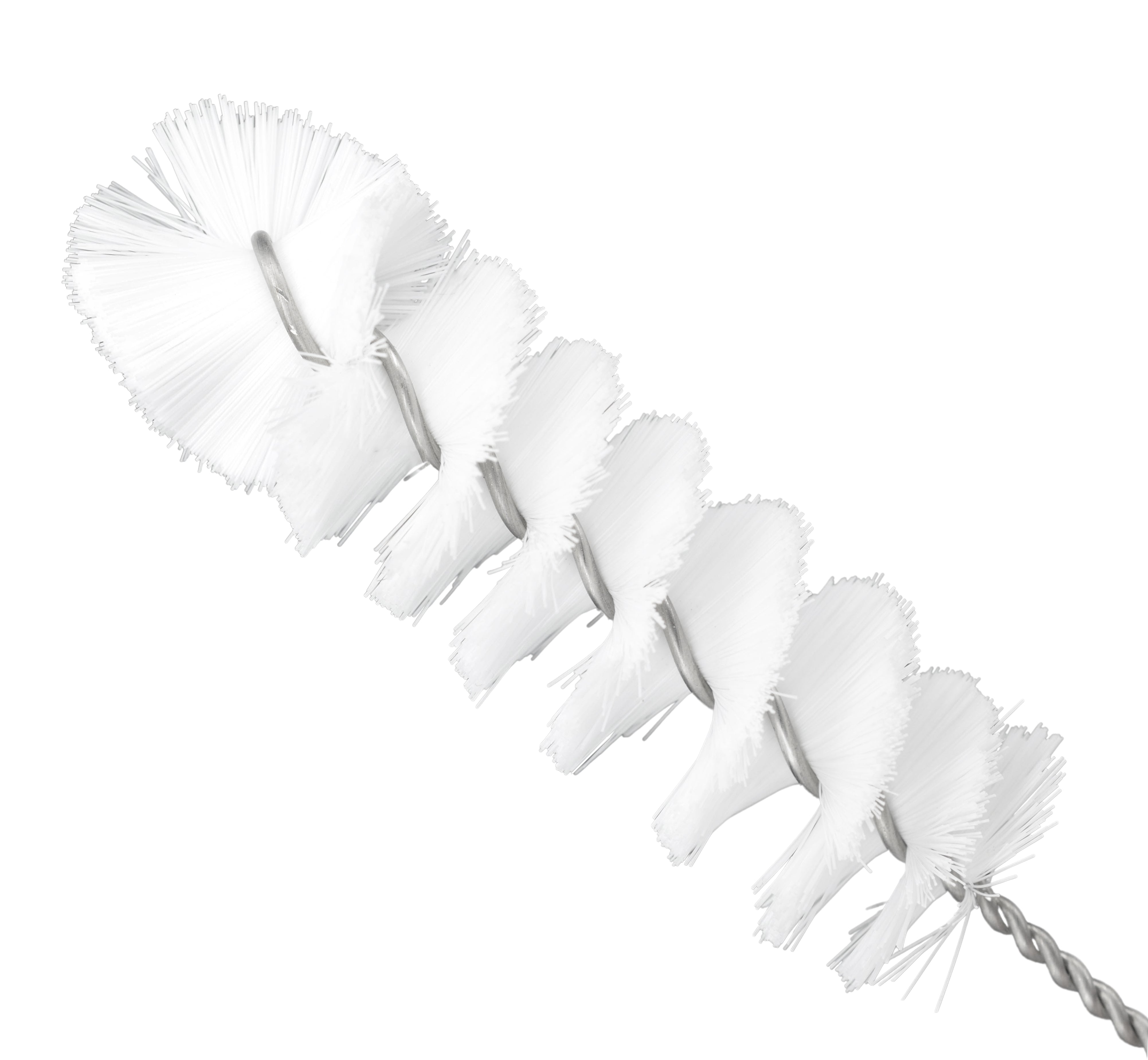 Nylon Cleaning Brush, 9.25" - Fan Shaped End - 0.5" Diameter