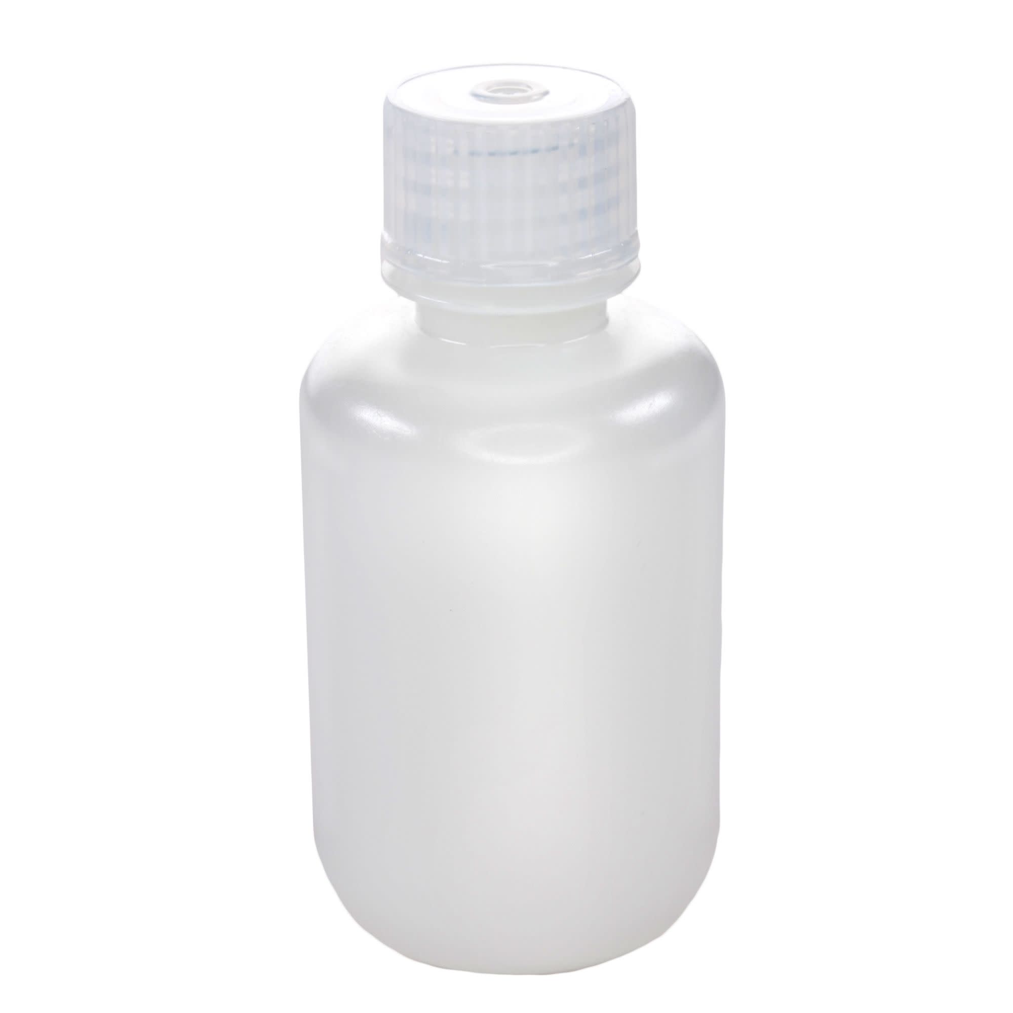 1000-Bulk Pack Translucent Narrow Mouth HDPE Reagent Bottles with PP Caps, 60mL, -100 to 120°C