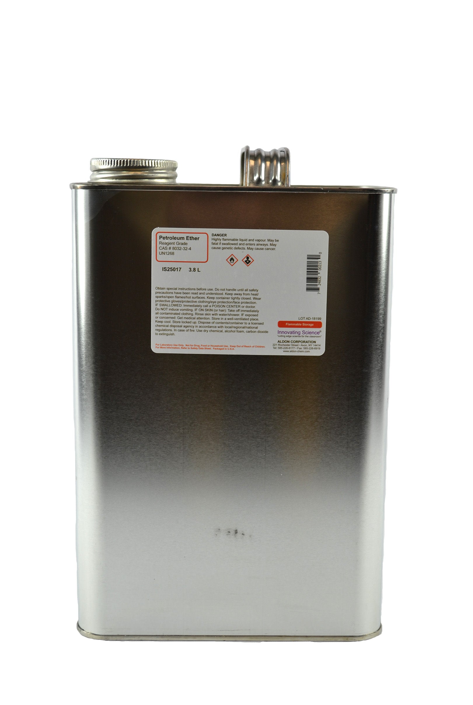 Petroleum Ether Reagent, 35-60°C, 3.8L