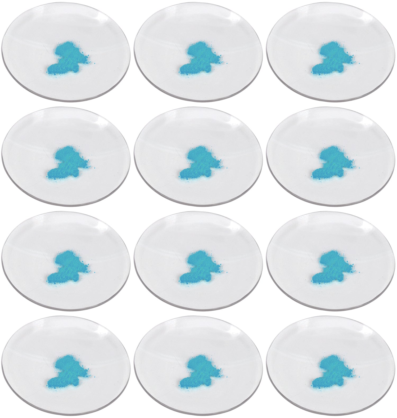 Borosilicate Glass Watch Glass with Polished Edges, 12-Pack