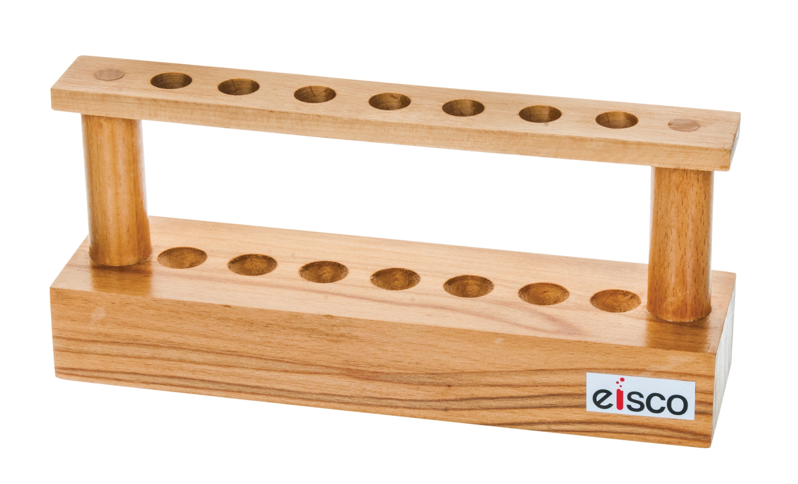 Wooden Test Tube Support, 7-Place