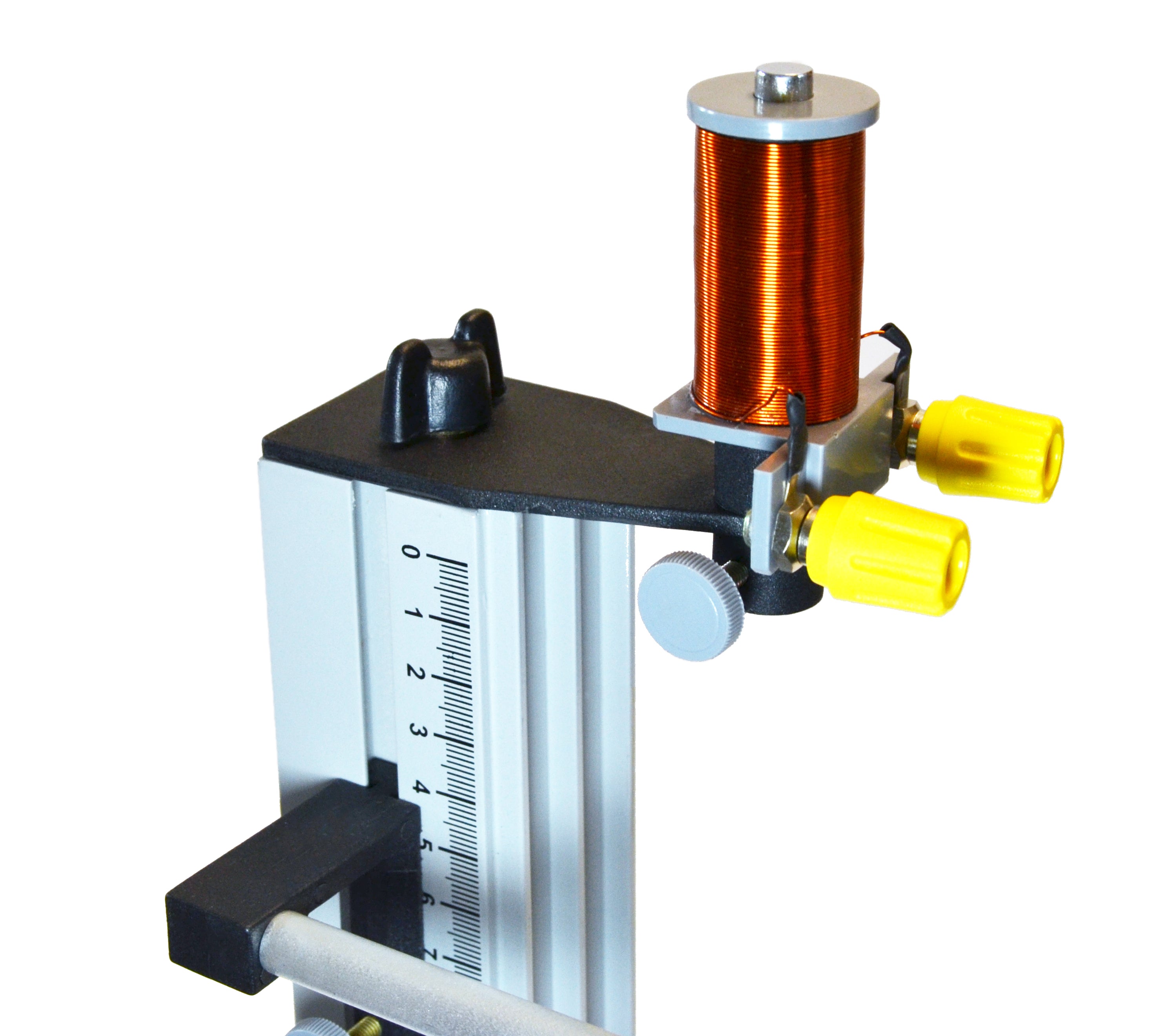Advanced Free Fall Apparatus with Aluminum Column and Electromagnet