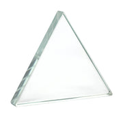 Triangular Equilateral Flint Glass Refraction Prism, 75mm, 9mm Thick