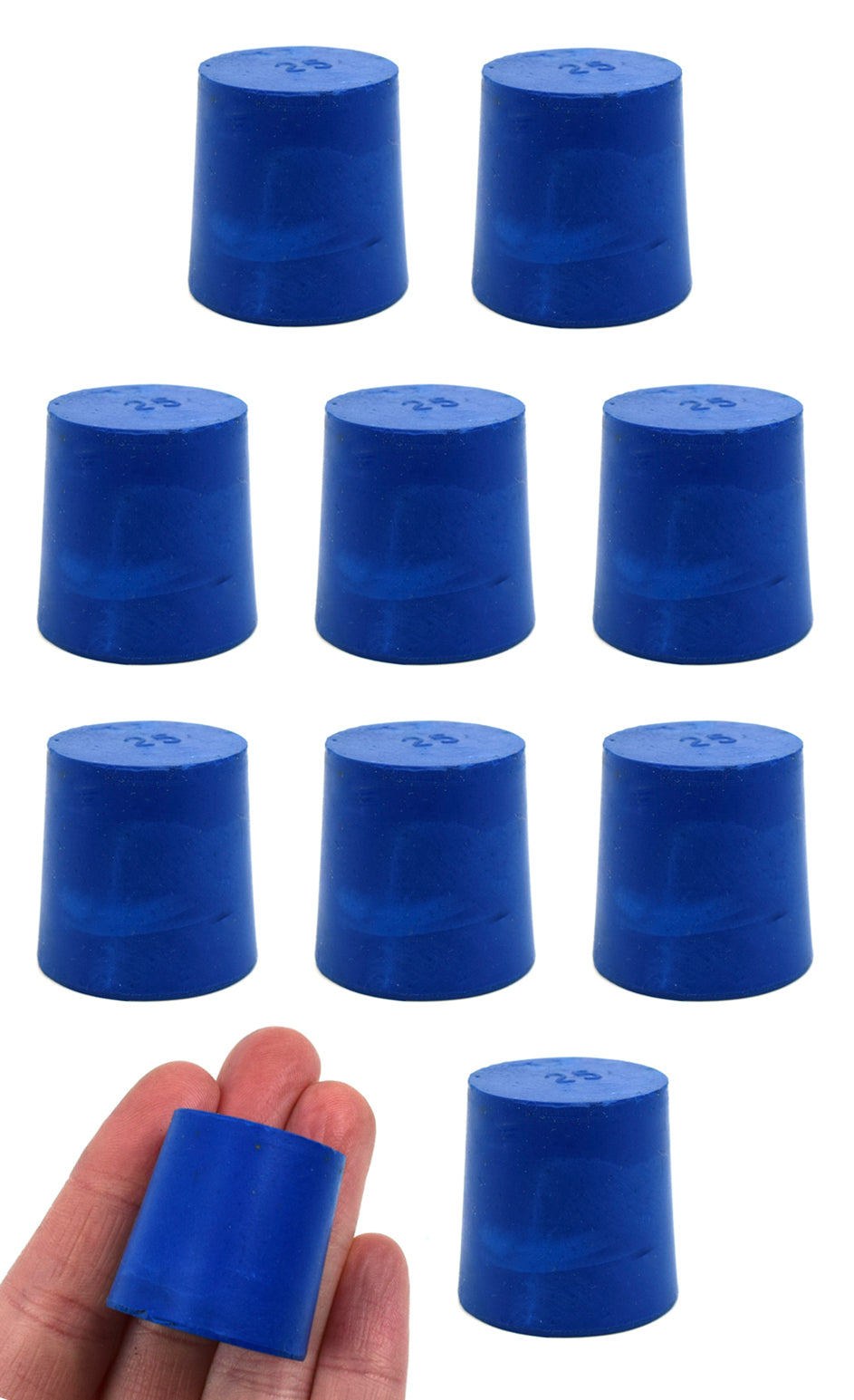 Solid Neoprene Stopper, 10-Pack