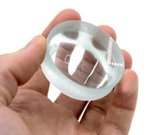Optically Worked Double Concave Glass Lens, 50mm Diameter