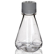 Sterile Vented Baffled-Bottom PETG Erlenmeyer Flask, USP Class VI, 250mL