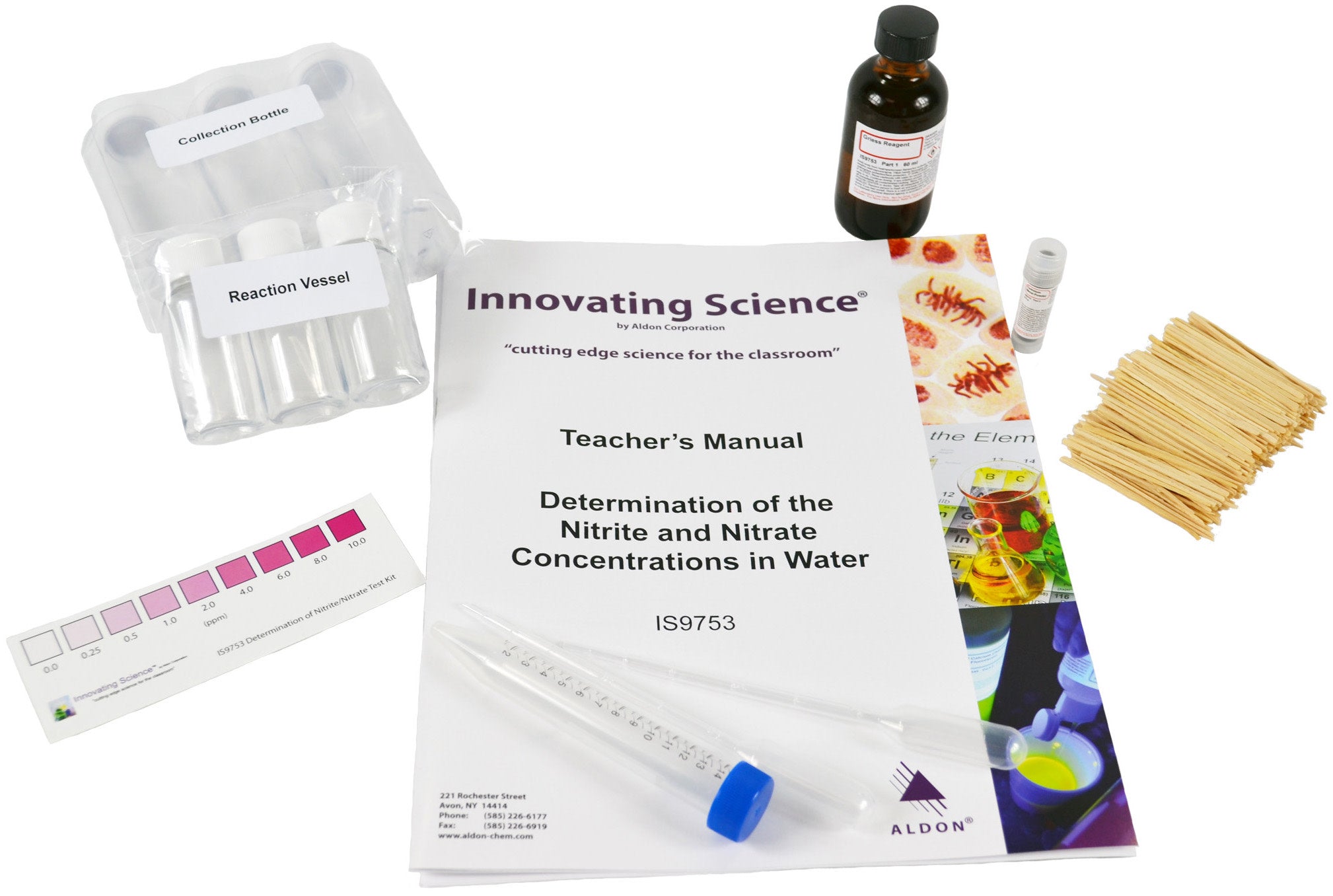 Determination of Nitrite and Nitrate Colorimetric Water Test Kit