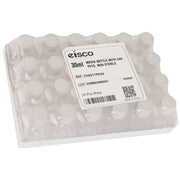 Square PETG Media Bottle with HDPE Cap, Non-Sterile Leak-Proof, 24-Pack