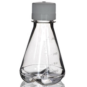 Sterile Non-Vented Baffled-Bottom PETG Erlenmeyer Flask, USP Class VI, 250mL
