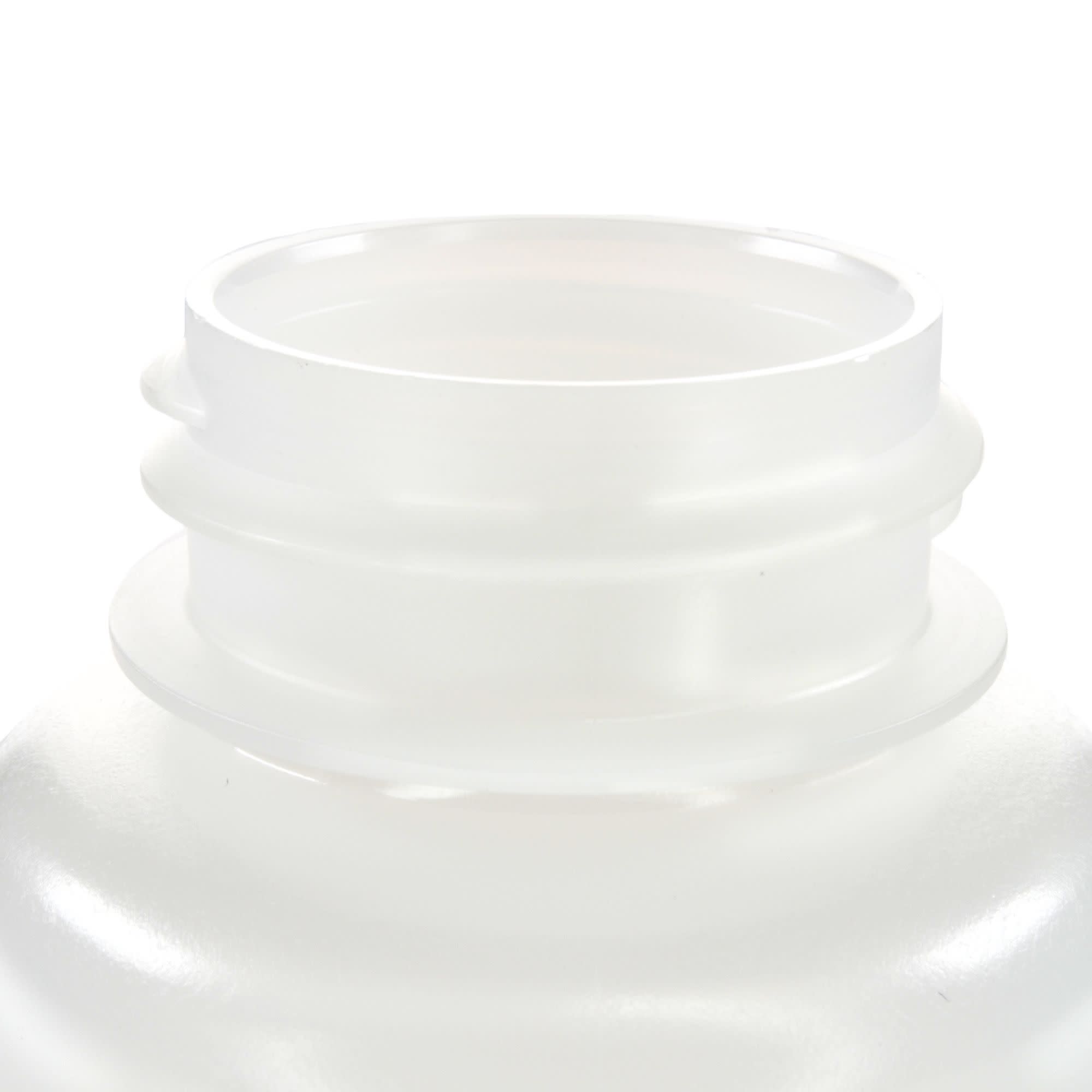 250-Bulk Pack Wide Mouth HDPE Reagent Bottles with PP Caps, 250mL, -100 to 120°C