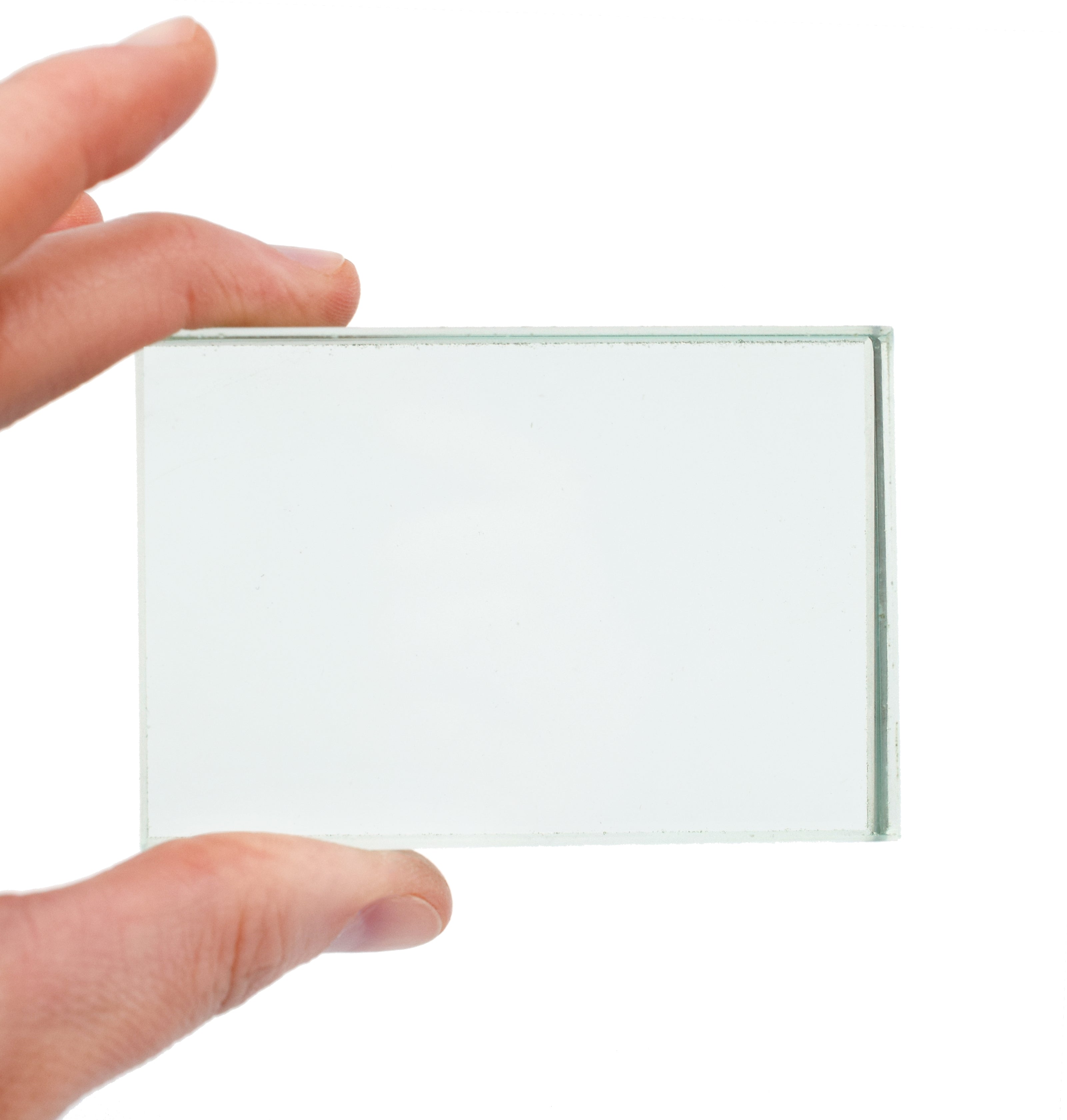 Rectangular Refraction Glass Block, 75 x 50 x 18mm