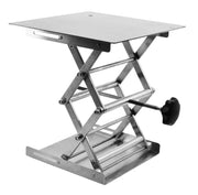 Premium Stainless Steel Scissor Jack with Hand Crank, 11" Extension