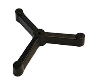 Heavy Duty Triangular Tripod Cast Iron Retort Base