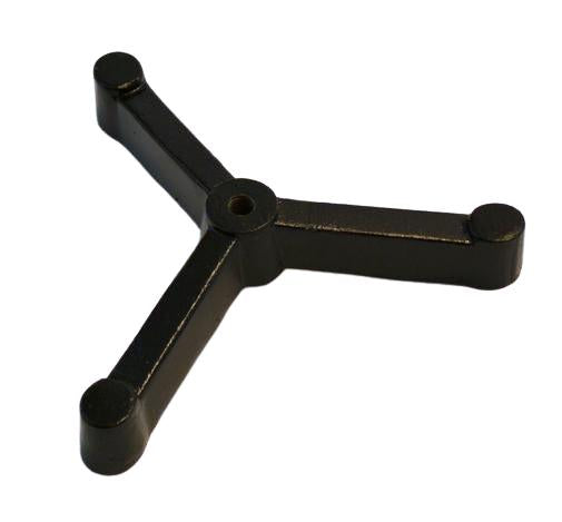 Heavy Duty Triangular Tripod Cast Iron Retort Base