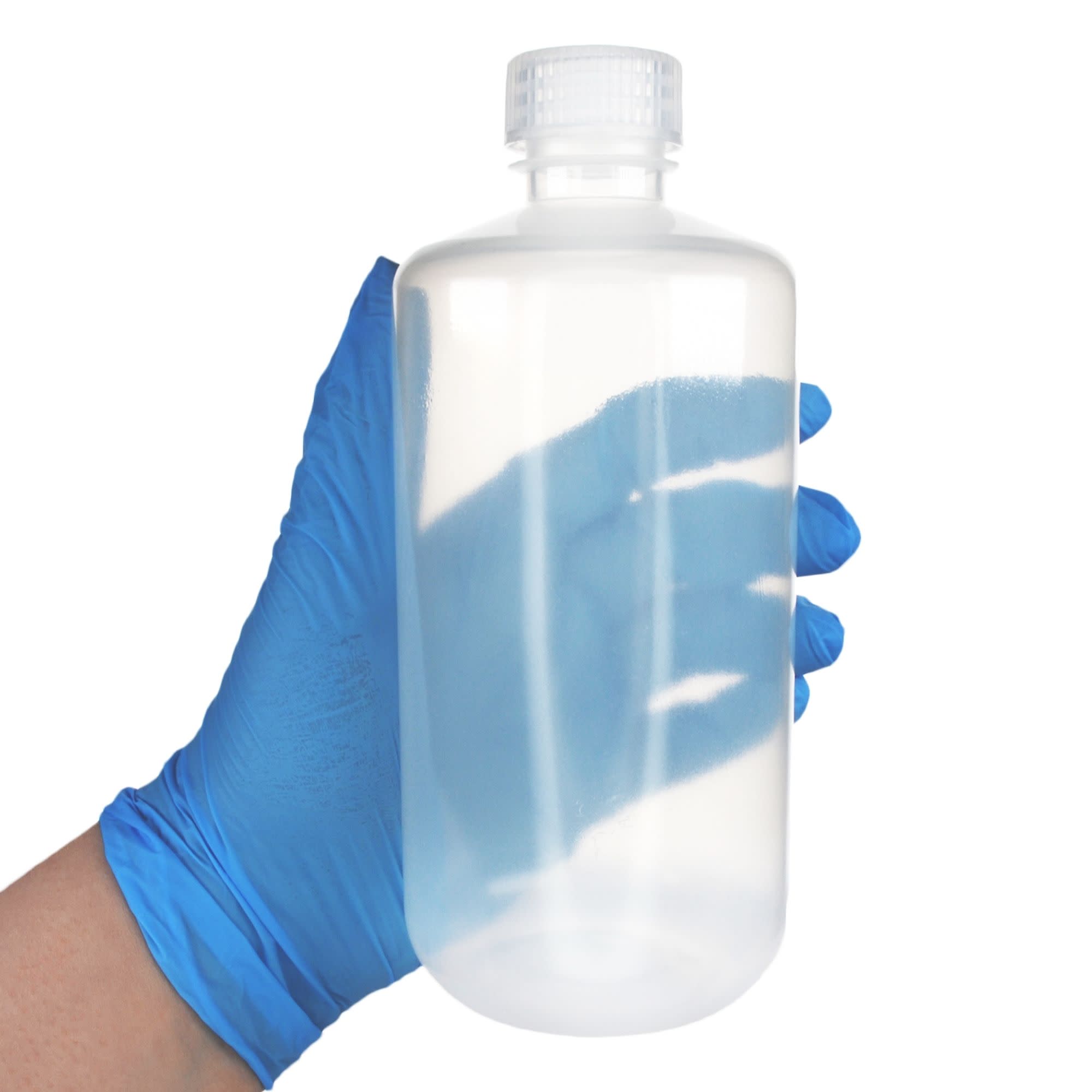 125-Bulk Pack Autoclavable Narrow Mouth Polypropylene Reagent Bottles, 500mL, 0-135°C