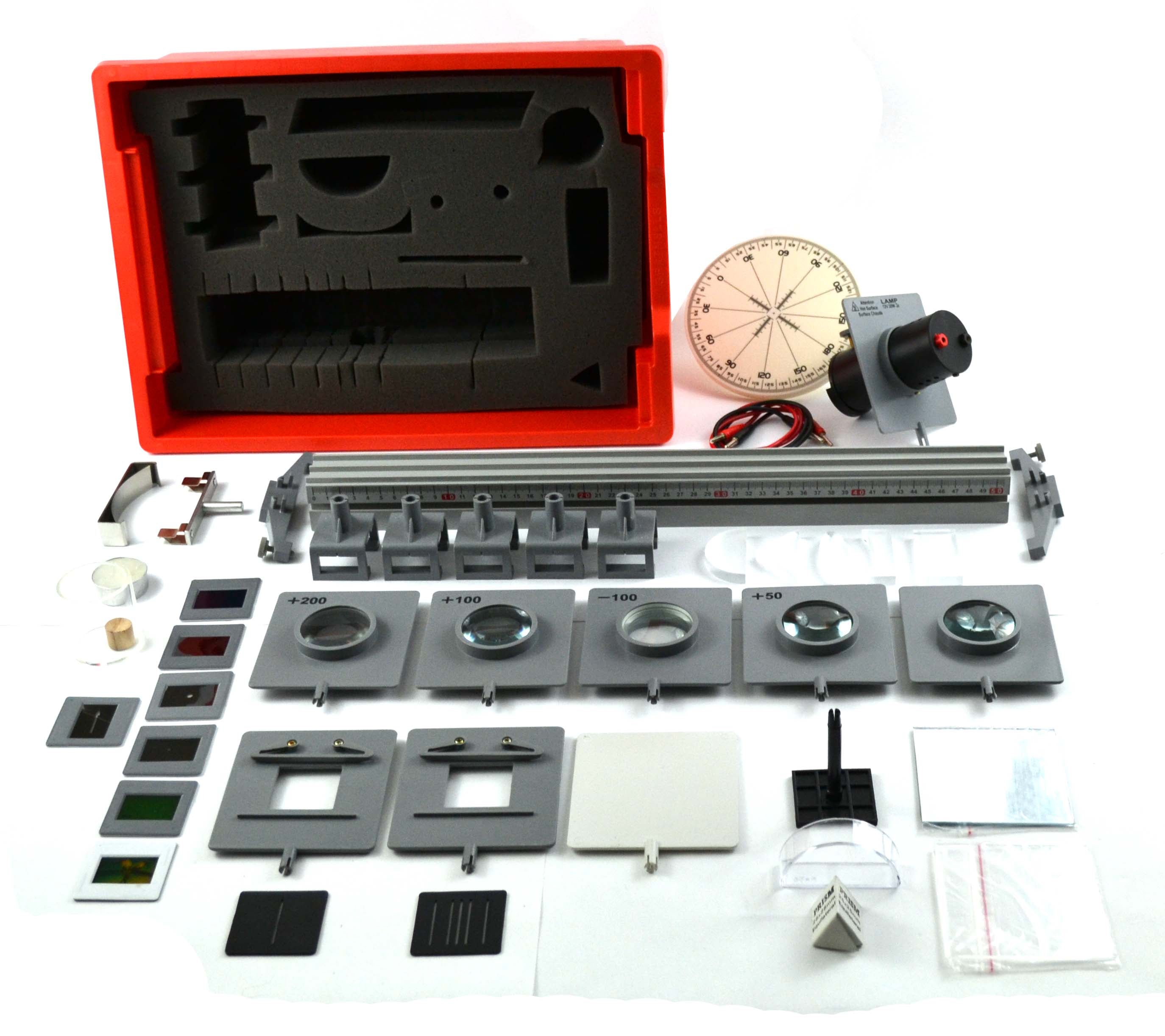 Complete Optical Bench Set, 40-Piece