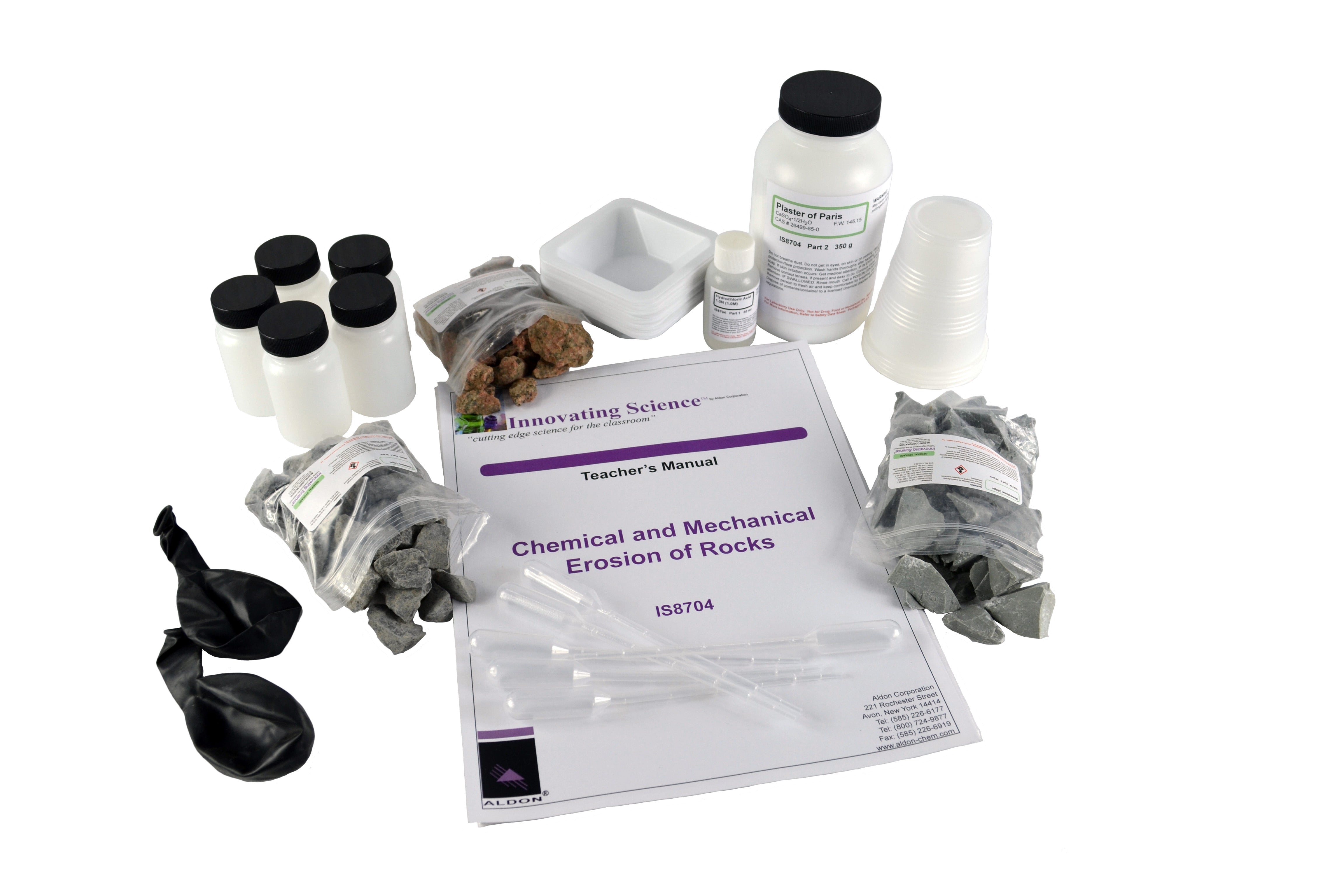 Earth Science Rock Erosion Kit for 10 Student Groups