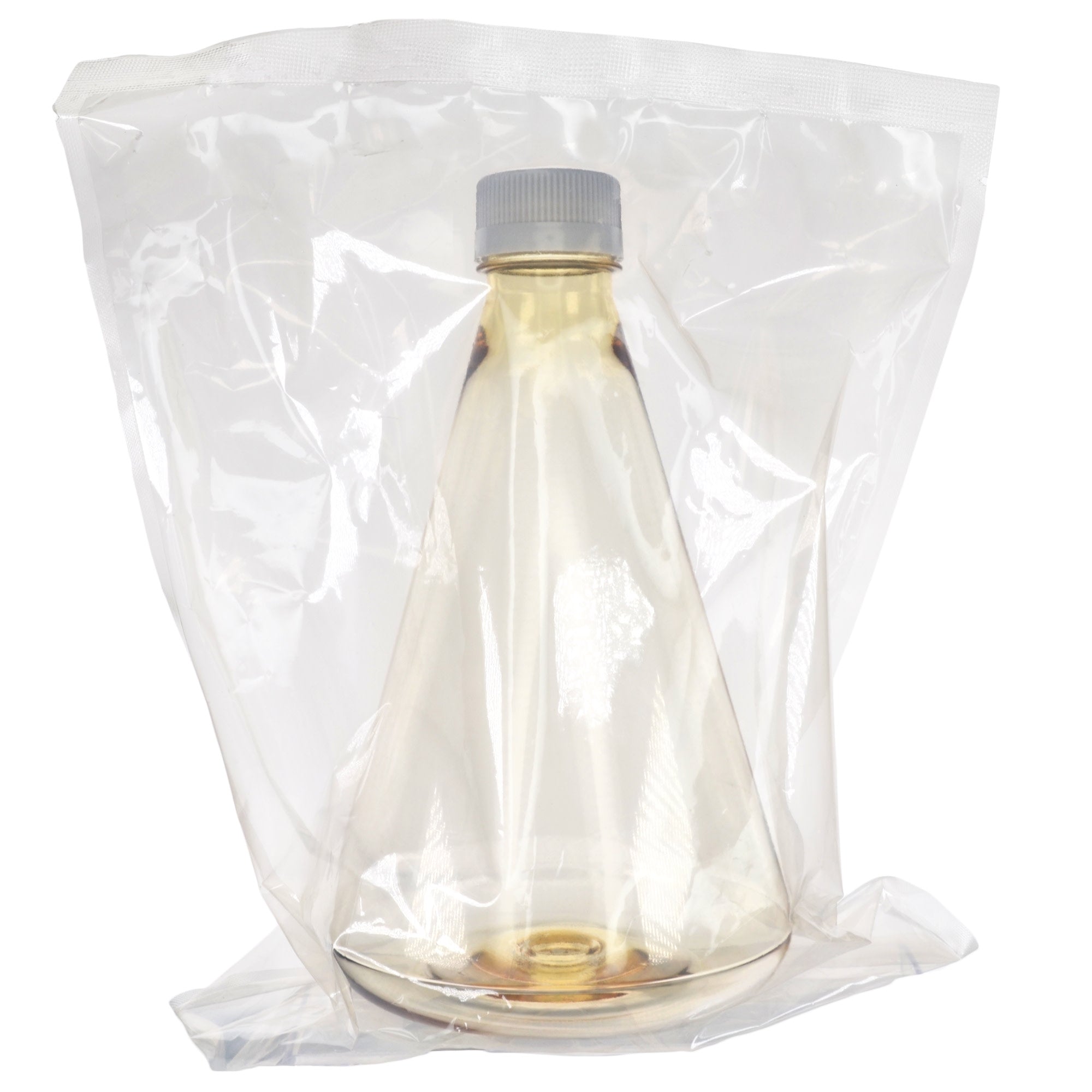 Sterile Vented Flat-Bottom Polycarbonate Erlenmeyer Flask, USP Class VI, 2L
