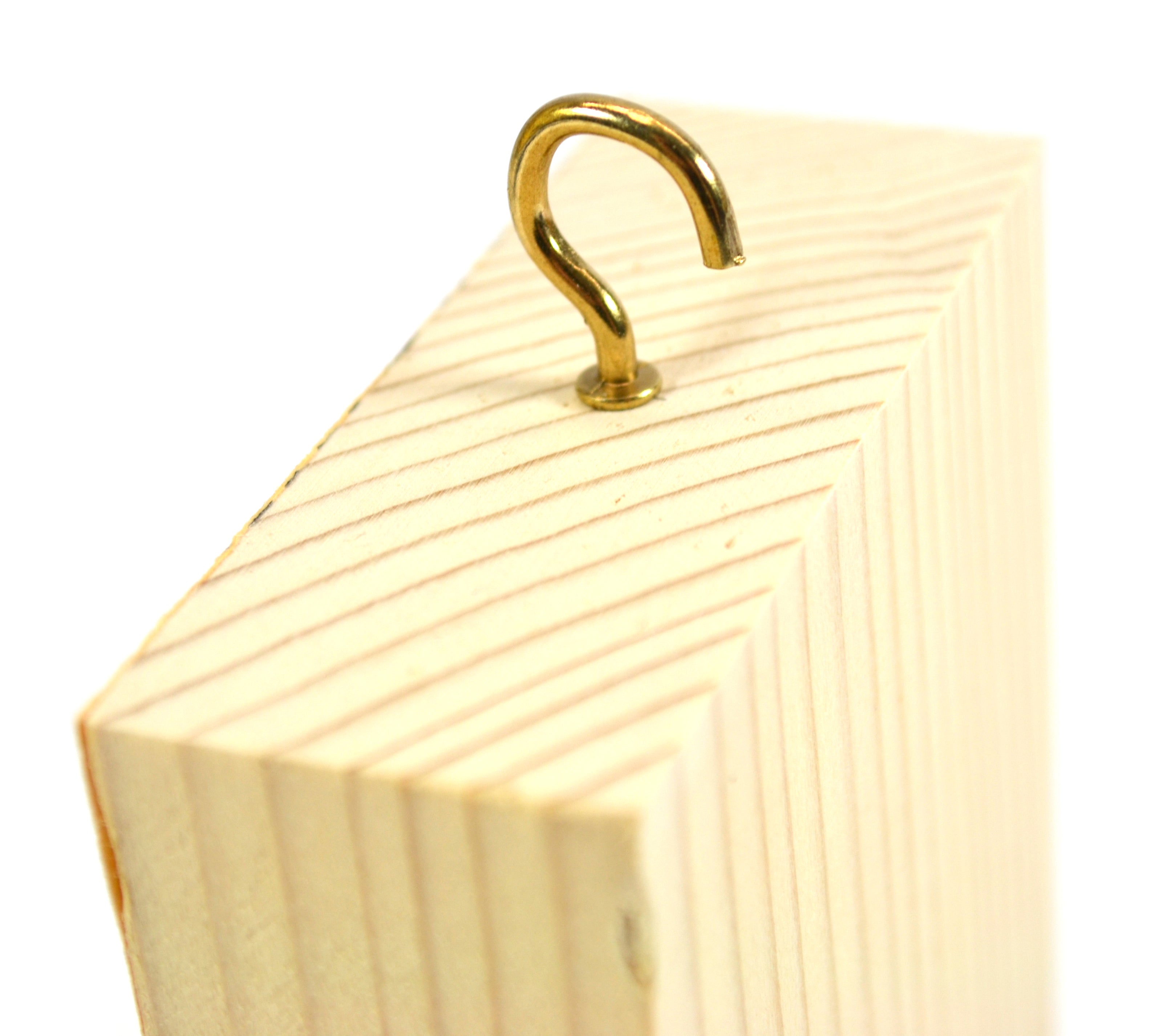 Wooden Friction Block with Sandpaper Surface, 6 x 3 x 1.25"