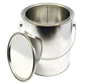 1 Gallon Metal Paint Can with Ears, Bail, and Lid