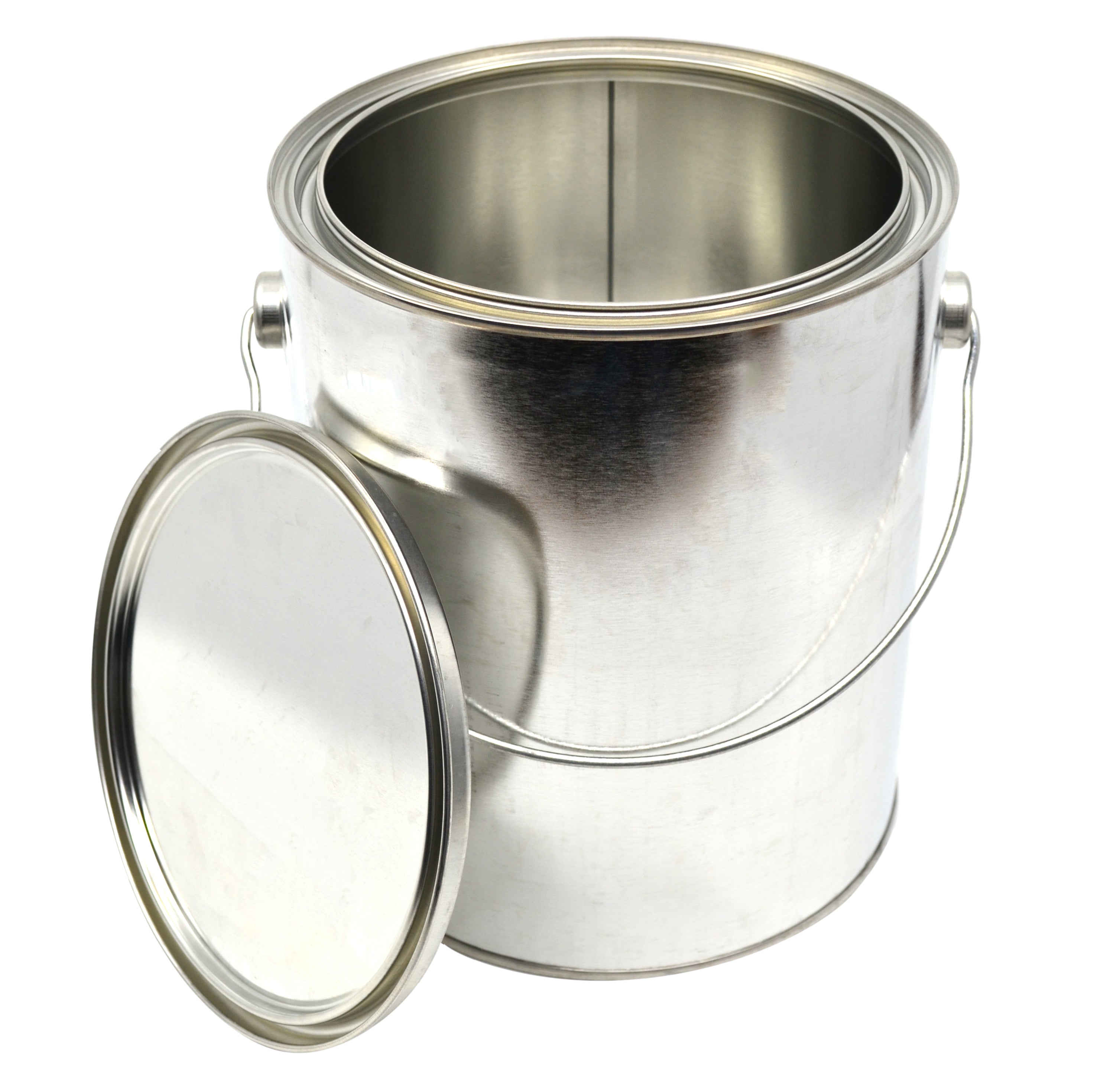 1 Gallon Metal Paint Can with Ears, Bail, and Lid